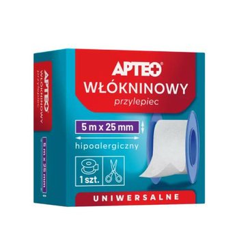 Wyrób medyczny, Apteo, Przylepiec Włókninowy, 5mx2,5cm, 1 Szt. - Apteo