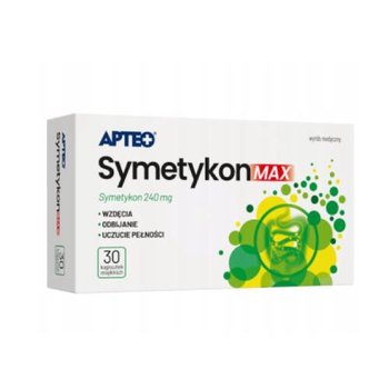 Wyrób medyczny, Apteo, Symetykon Max 240 Mg Symetykonu, 30 Kapsułek - APTEO