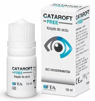 Wyrób medyczny, Cataroft Free, krople do oczu, 10ml - Verco