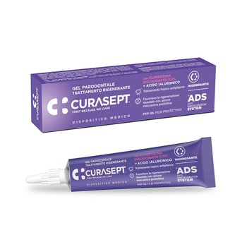 Wyrób medyczny, Curasept, Regenerating, Żel parodontal z kwasem hialuronowym 0,5% CHX ADS350, 30 ml - Curaprox