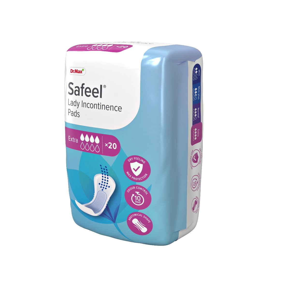 Safeel Wyrób medyczny, Dr.Max, Safeel Lady Incontinence Pads Extra, wkładki do ...
