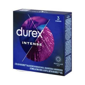Wyrób medyczny, DUREX Intense Stimulating Prezerwatywy, 3 sztuki - Durex
