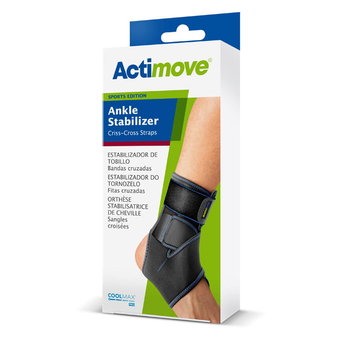 Wyrób medyczny, Essity Poland, Actimove Sports Edition Stabilizator Stawu Skokowego Ze Skrzyżowanymi Pasami, Regulowany - Essity Poland