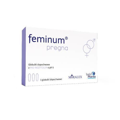 Wyrób medyczny, Feminum Pregna globulki dopochwowe, 3 sztuki