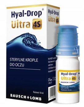 Wyrób medyczny, Hyal-Drop, Ultra 4S, Krople do oczu, 10 ml - Bausch Lomb