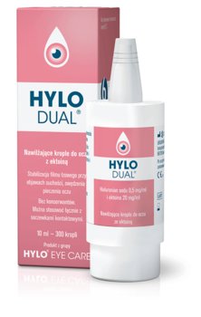 Wyrób medyczny, Hylo Dual Intense, krople do oczu nawilżające z ektoiną, 10 ml - Unipharm