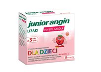 Wyrób medyczny, Klosterfrau, Junior-Angin, lizaki, 8 szt.