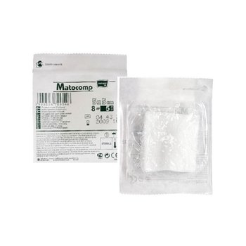 Wyrób medyczny, Kompresy z gazy Matocomp jałowe, 13-nitkowe (blister) 3 szt. - Matopat
