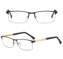 Wyrób medyczny, Męskie Okulary Zerówki do KOMPUTERA Blue Light UV OPRAWKI KOREKCYJNE