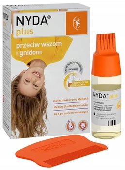 Wyrób medyczny, NYDA PLUS PŁYN na wszy i gnidy 100ml przeciw wszom - Nyda