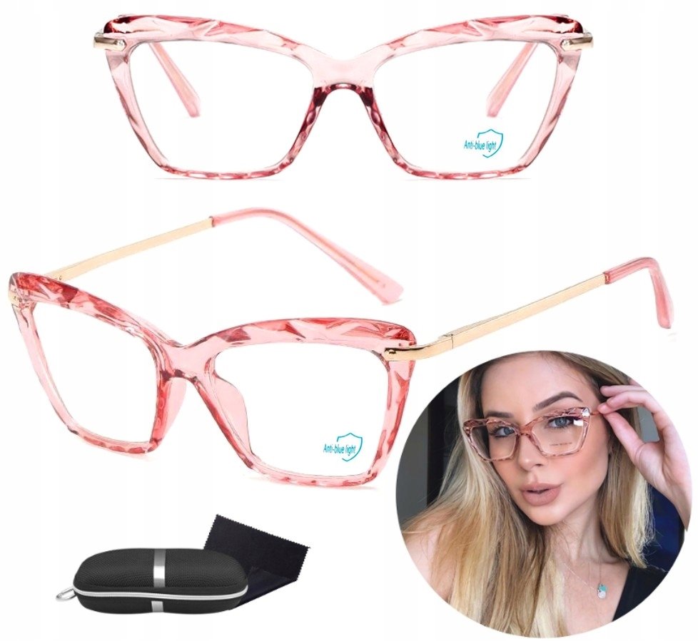 Wyr B Medyczny Okulary Blue Light Zer Wki Do Komputera Kocie Pink Sklep Empik Com