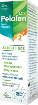 Wyrób medyczny, Pelafen MD, Zatoki i nos spray od 2 lat, 30 ml - Phytopharm Klęka