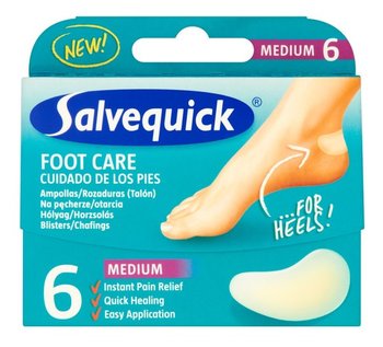 Wyrób medyczny, Salvequick, Foot Care Medium, plastry na pęcherze i otarcia, 6 szt. - Salvequick