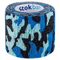 Wyrób medyczny, STOCKBAN BANDAŻ ELASTYCZNY KOHEZYJNY SAMOPRZYLEPNY 5cm 4,5m StokBan
