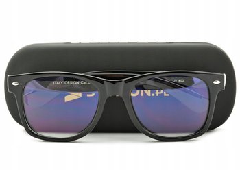 Wyrób medyczny, Stylion, Okulary nerd z filtrem niebieskim do ekranów lcd - STYLION