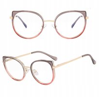 Wyrób medyczny, Stylion, Solidne Damskie Okulary Zerówki Do Komputera Blue Light Uv Oprawki Flexy Oc