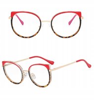 Wyrób medyczny, Stylion, Solidne Damskie Okulary Zerówki Do Komputera Blue Light Uv Oprawki Flexy Oc