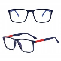 Wyrób medyczny, Stylion, Solidne Męskie Okulary Zerówki Do Komputera Blue Light Uv Oprawki Flexy