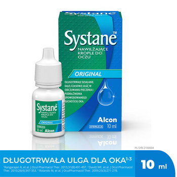 Wyrób medyczny, Systane Original, Nawilżające krople do oczu, 10 ml - Alcon Polska
