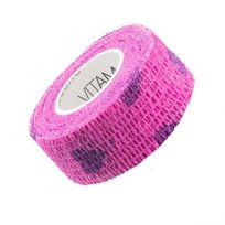 Wyrób medyczny, Vitammy Autoband, Elastyczny Bandaż Kohezyjny, Różowy, 2,5x450 Cm