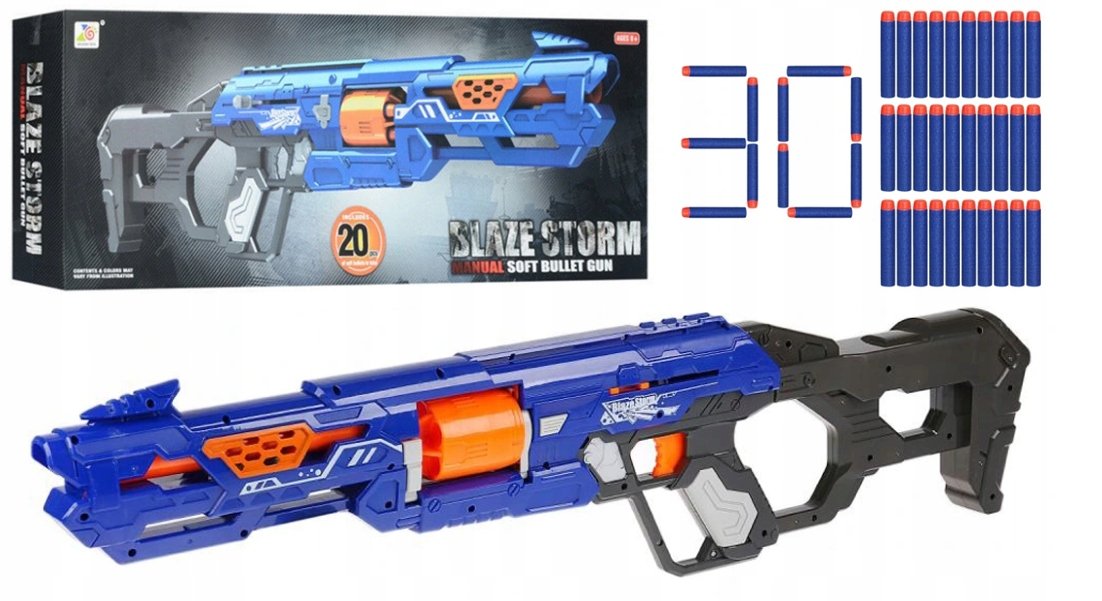 Zdjęcia - Broń zabawkowa Blaze Wyrzutnia  Storm Zmi.Zc7105 