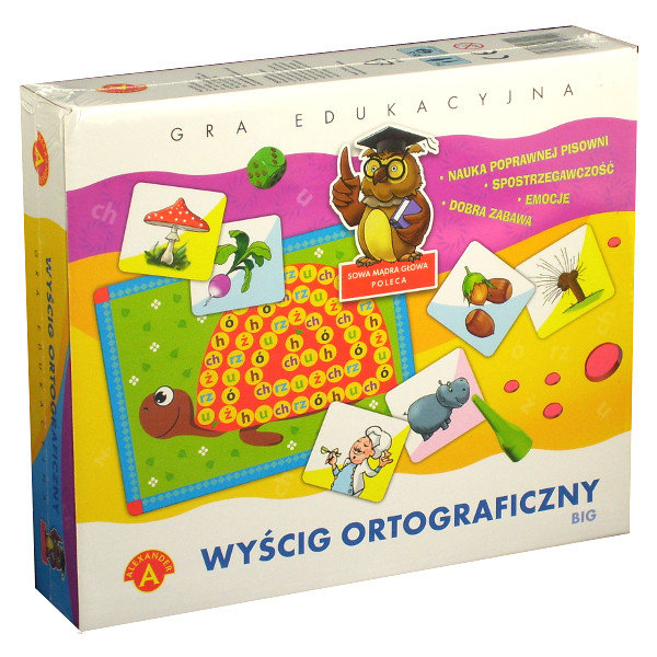 Wyścig ortograficzny, gra edukacyjna, Alexander