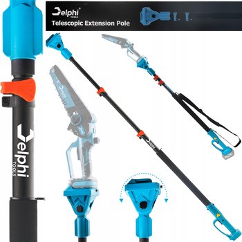 Wysięgnik Teleskopowy Przedłużka Ramię Do Piły Pilarki Do Gałęzi 120-200 Cm - Delphi