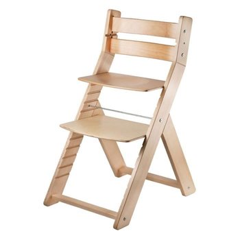 Wysokie krzesełko dla dziecka SANDY naturalne - Youdoit