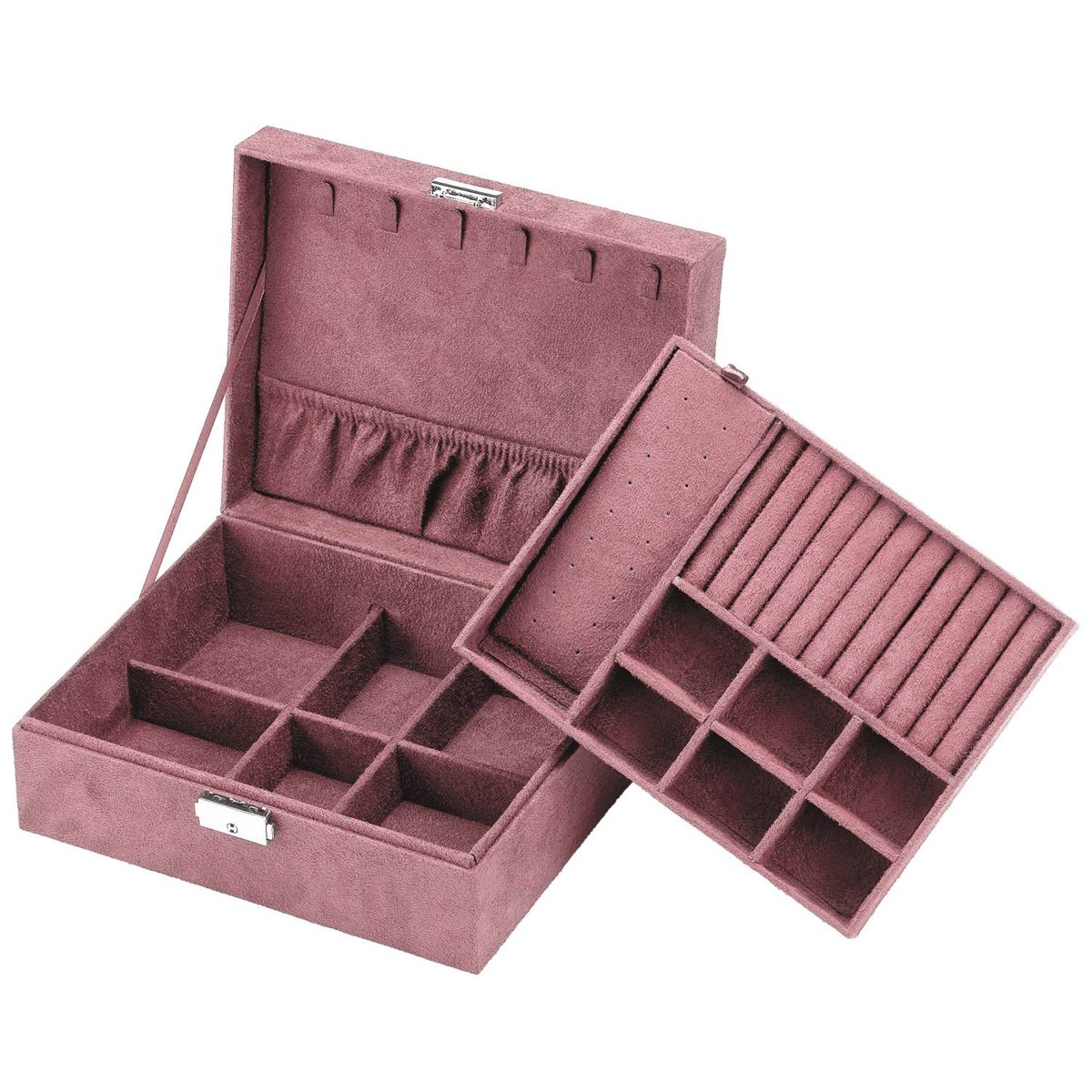 Фото - Скринька для прикрас Wysokiej jakości pudełko na akcesoria jubilerskie w kolorze różowym - do p