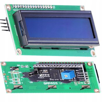 Wyświetlacz LCD 2x16 HD44780 niebieski I2C konwerter wlutowany - Inny producent