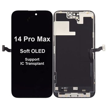 Wyświetlacz LCD ekran dotyk digitizer do Apple iPhone 14 Pro Max (Soft OLED) (Wymienny IC) - DFX