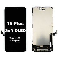 Wyświetlacz LCD ekran dotyk digitizer do Apple iPhone 15 Plus (Soft OLED) (Wymienny IC) DFX