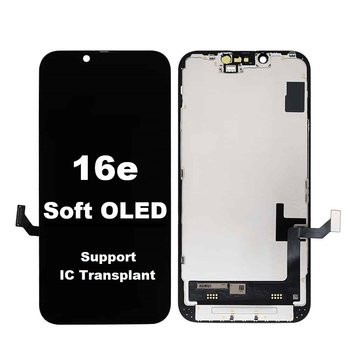 Wyświetlacz LCD ekran dotyk digitizer do Apple iPhone 16e (Soft OLED) (Wymienny IC) - DFX