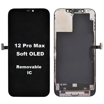 Wyświetlacz LCD ekran dotyk do iPhone 12 Pro Max (Soft OLED) (Wymienny IC) - DFX