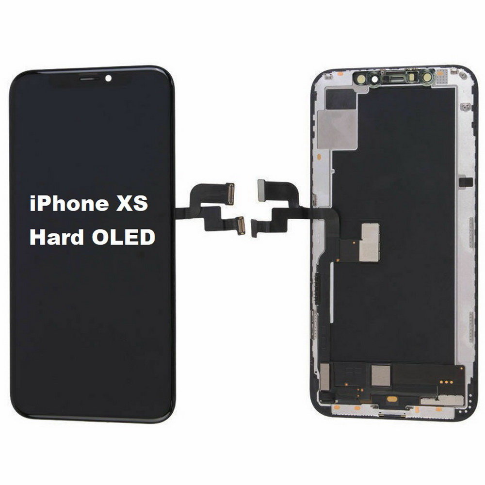 Zdjęcia - Telefon komórkowy HARD Wyświetlacz LCD ekran dotyk do iPhone XS  (HQ  OLED)