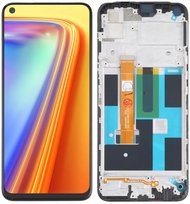 Wyświetlacz LCD + ekran dotykowy Realme 7 4G RMX2155 RMX2163 (Regenerowany) IPS Ramka czarna