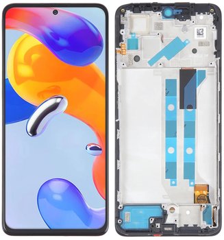 Wyświetlacz LCD + ekran dotykowy Xiaomi Redmi Note 11 Pro 4G / Pro 5G 2022 OLED Ramka czarna - Tradebit