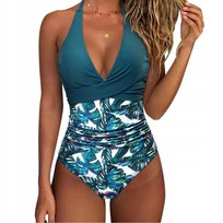 Wyszczuplający Strój Kąpielowy Jednoczęściowy Kostium Damski Push Up Xl 42