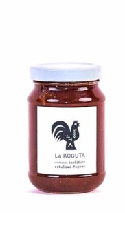 Wytrawna Konfitura Chutney Cebulowo-Figowa z Dodatkiem Czarnego Pieprzu i Soli z Polskiej Manufaktury La Koguta 225g - La KOGUTA