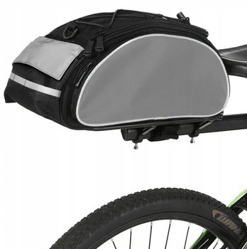 WYTRZYMAŁA Torba Rowerowa DUŻA Sakwa KUFER NA BAGAŻNIK RAME ramię 13L + PAS - Lewer
