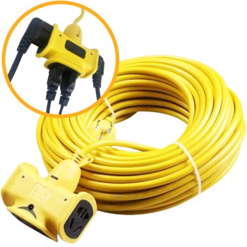 Wytrzymały GRUBY przedłużacz ogrodowy Pantherise 30m do 3000W 16A do 750° - Pantherise