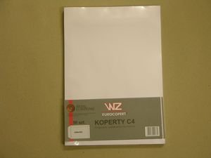 Wz Eurocopert, Koperta C4 zaklejana na mokro, biała - WZ EUROCOPERT