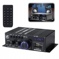 WZMACNIACZ AUDIO AK380 BLUETOOTH 5.3 HI-FI STEREO 12V RADIO FM USB SD