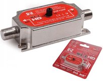 Wzmacniacz Liniowy TV Telewizyjny Anten DVB-T2 30dB 12V WZ-2 Regulowany Red Eagle