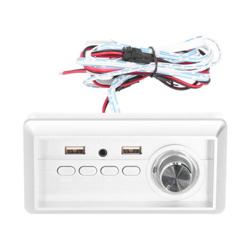 Wzmacniacz mocy 5 V 5 W + 5 W Bluetooth 5.0, panel audio, odtwarzacz z wejściem AUX - other