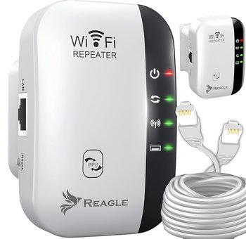 WZMACNIACZ SIECI SYGNAŁU WIFI 2.4 GHz 802.11n REAPETER 300MB/S EXTENDER 3w1 - Reagle