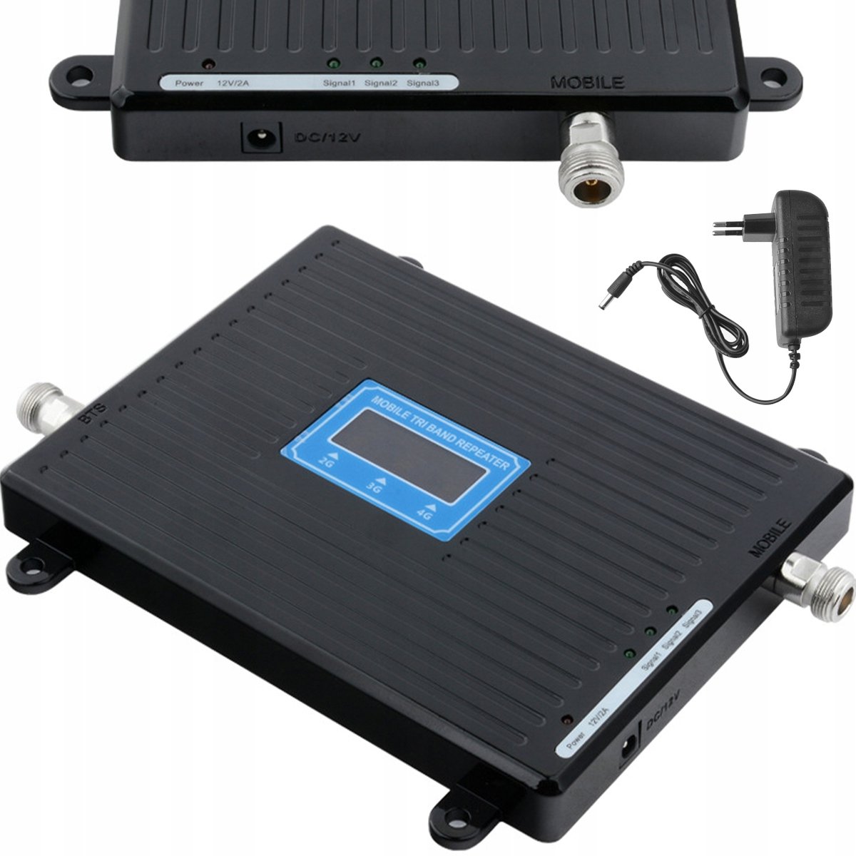 Wzmacniacz Sygnału Gsm/Gprs Edge Lte 2G/3G/4G Lte Z Wyświetlaczem Lcd