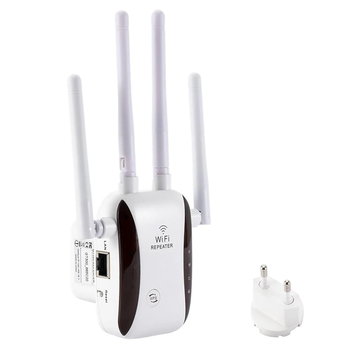 Wzmacniacz sygnału WIFI Repeater LAN 300Mbps 2 anteny +2 dekoracyjne - Inny producent