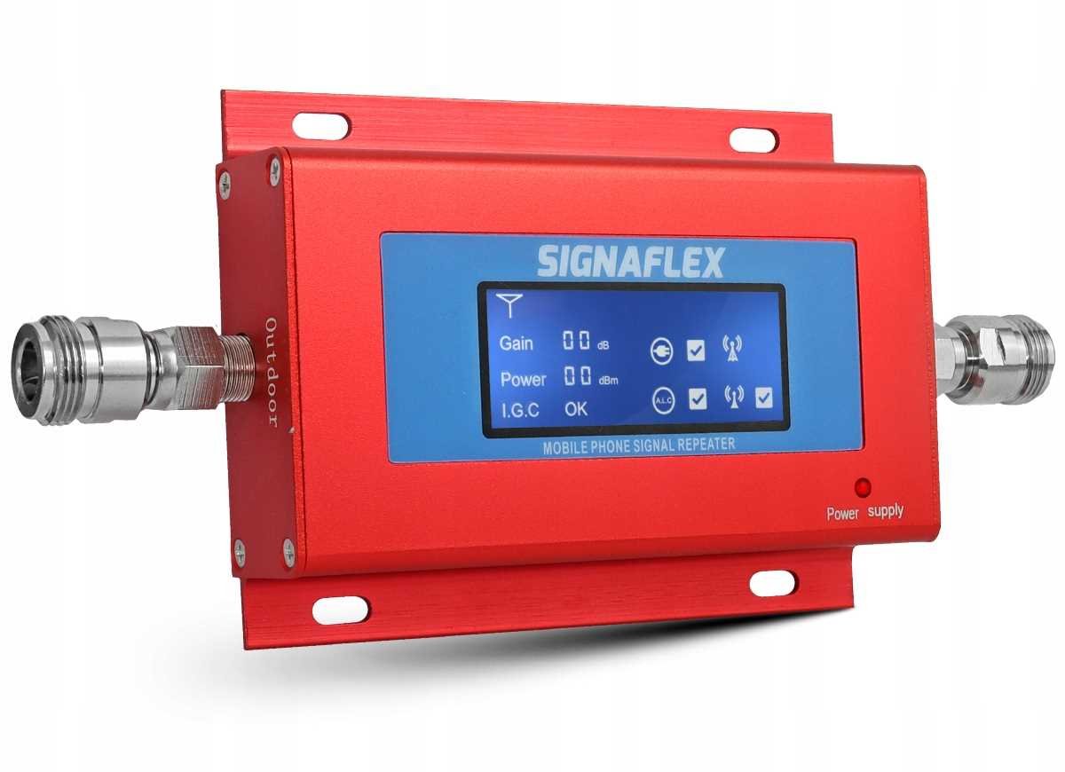 Фото - ТВ-антена Signaflex Wzmacniacz zasięgu sygnału telefonu GSM 2G 60dbi czerwony 
