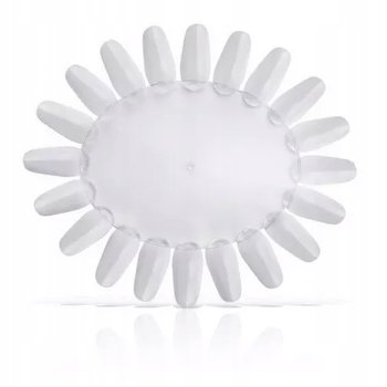 Wzornik Do Lakierów Hybrydowych Hybryd Słoneczko Clear 20 Tipsów - Puderek